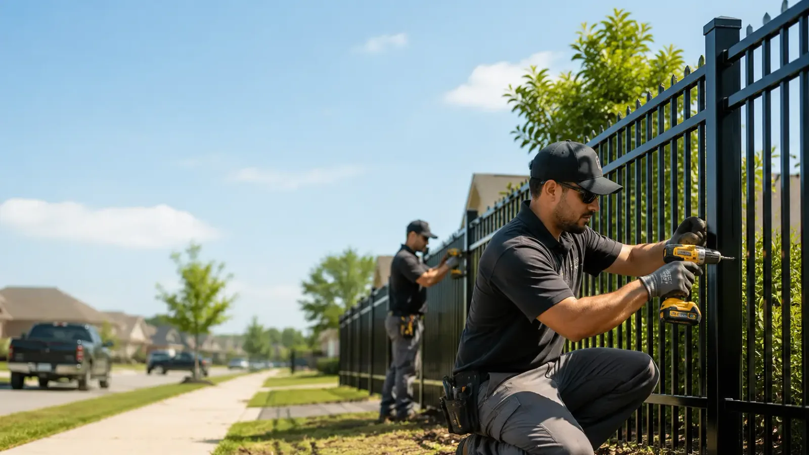 Metal Fence Installation in Deerfield, MO